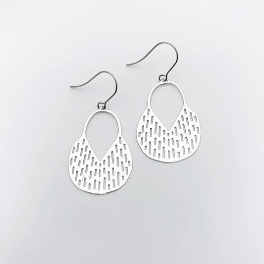 Denz Mini Callisia Earrings - Silver