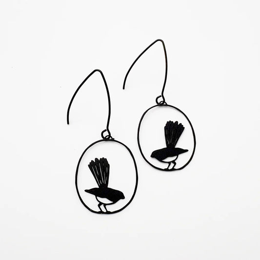 Denz Mini Willy Wagtail Earrings
