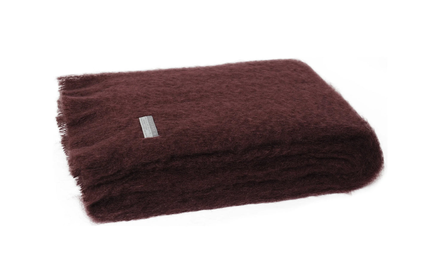 Masterweave Mohair Blanket - Mulberry