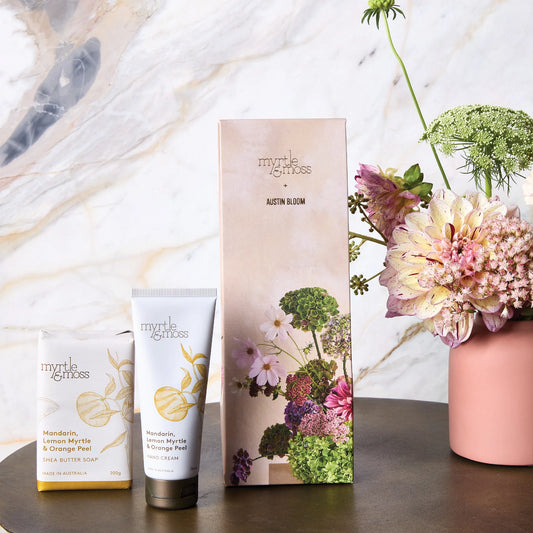 Myrtle and Moss x Austin Bloom - Soap and Hand Cream Duet