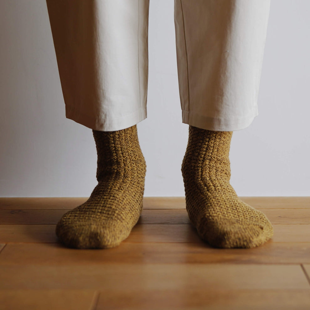 Nishiguchi Kutsushita Wool Cotton Boot Socks - 4 Colours