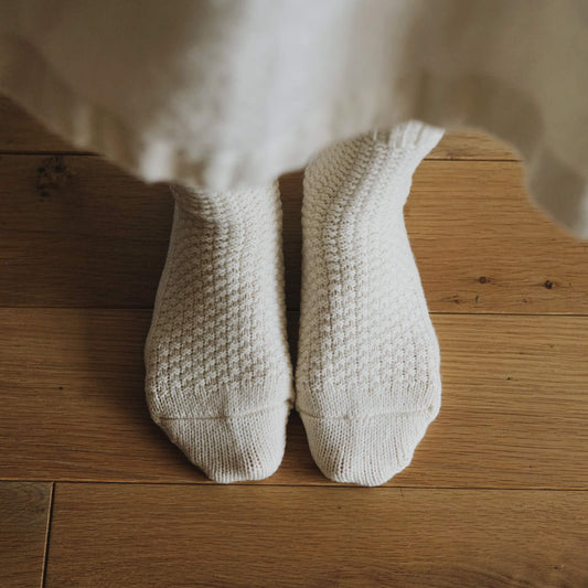 Nishiguchi Kutsushita Wool Cotton Boot Socks - 4 Colours