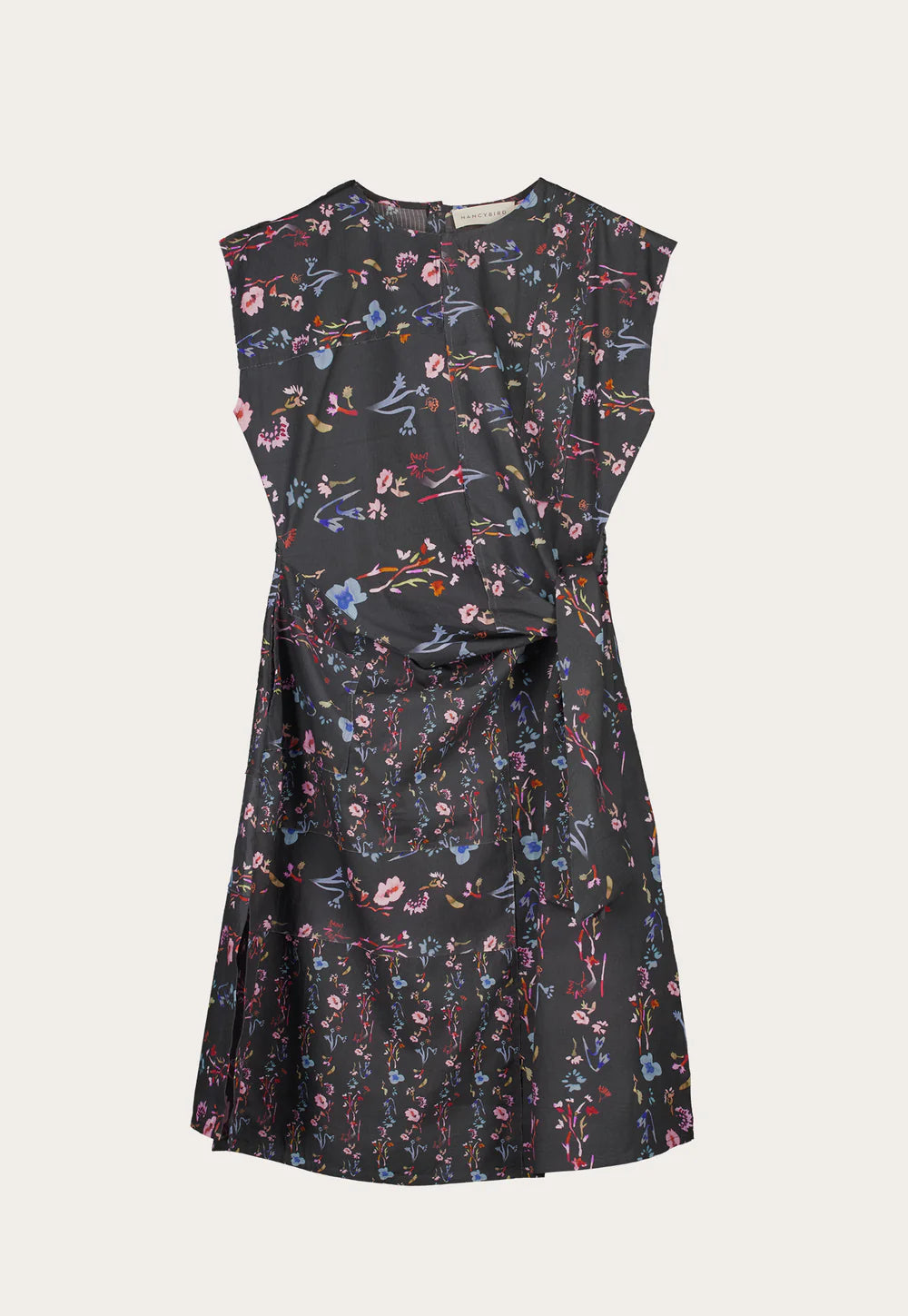 Nancybird Casey Dress - Watercolour Charcoal