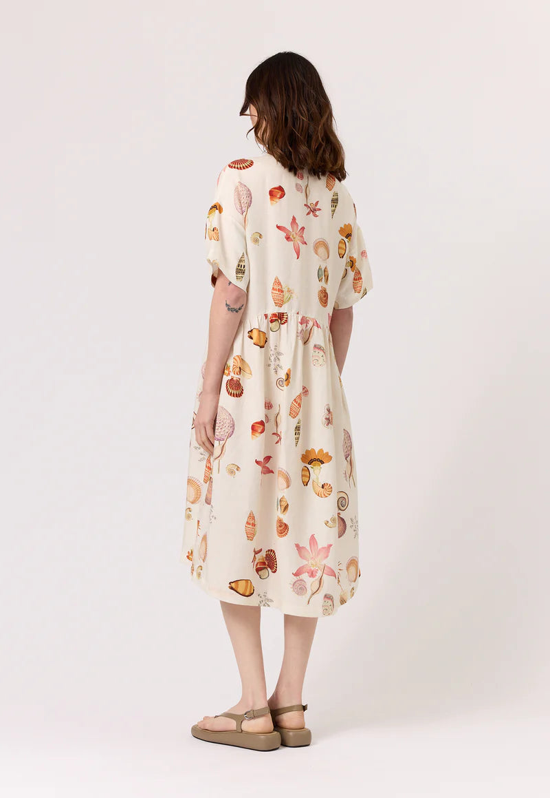 Nancybird Luma Shirt Dress - Cream Shell