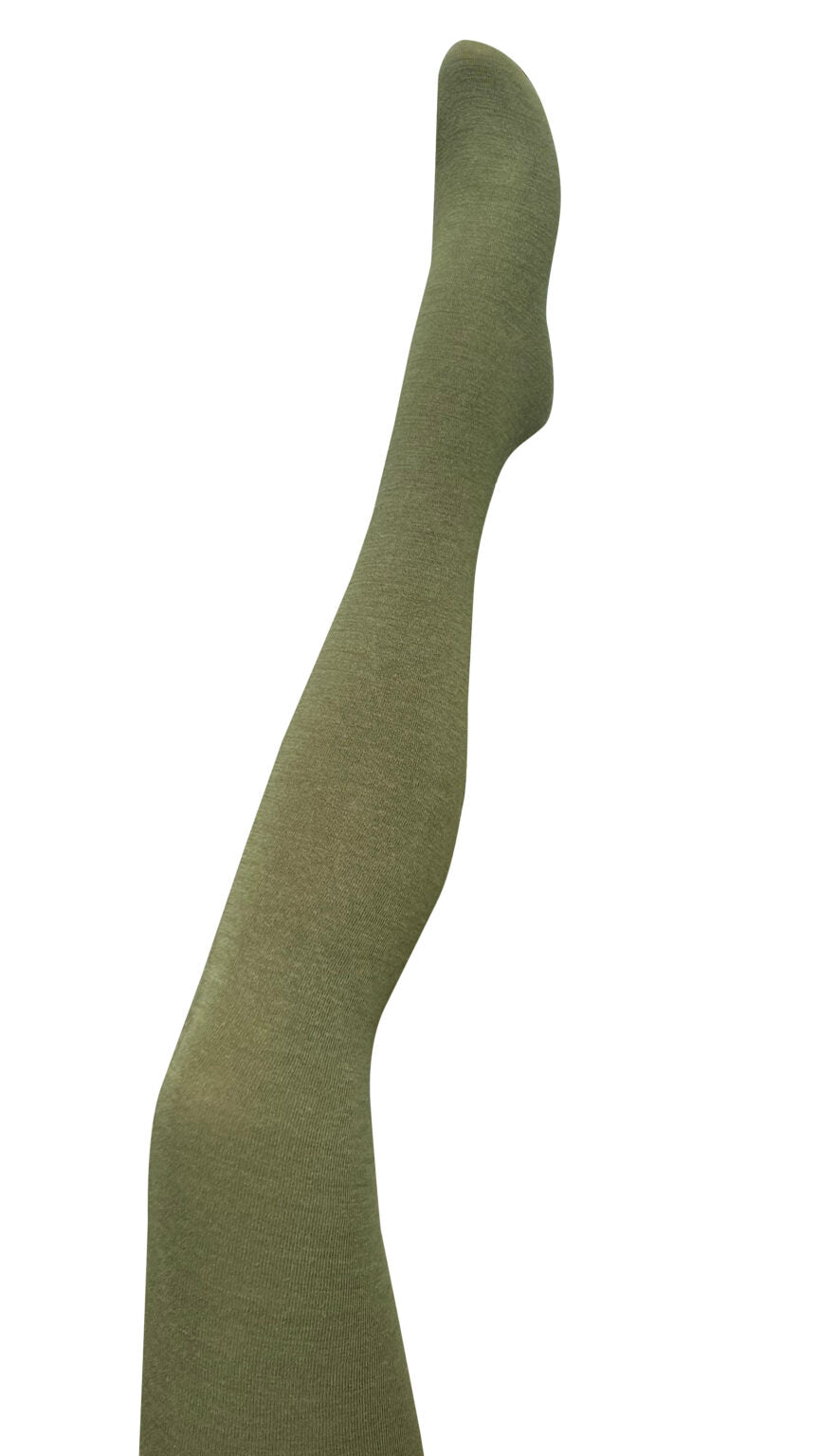 Tightology ‘Luxe' Olive Merino Wool Tights