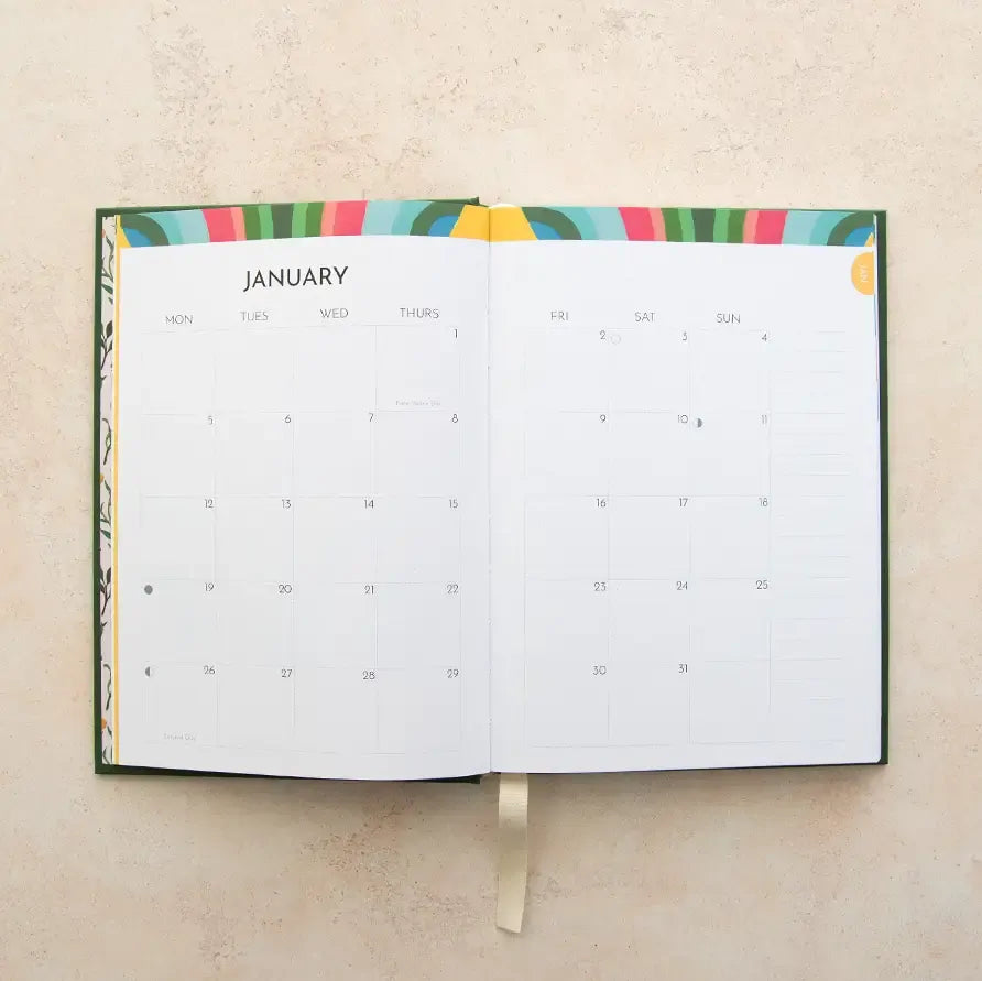Earth Greetings 2026 Planner - Forest