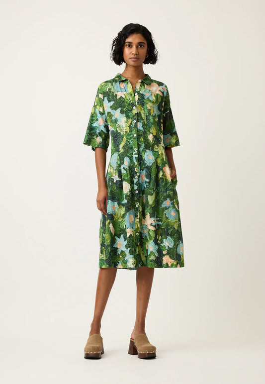 Nancybird Paloma Short Sleeve Dress - Garden