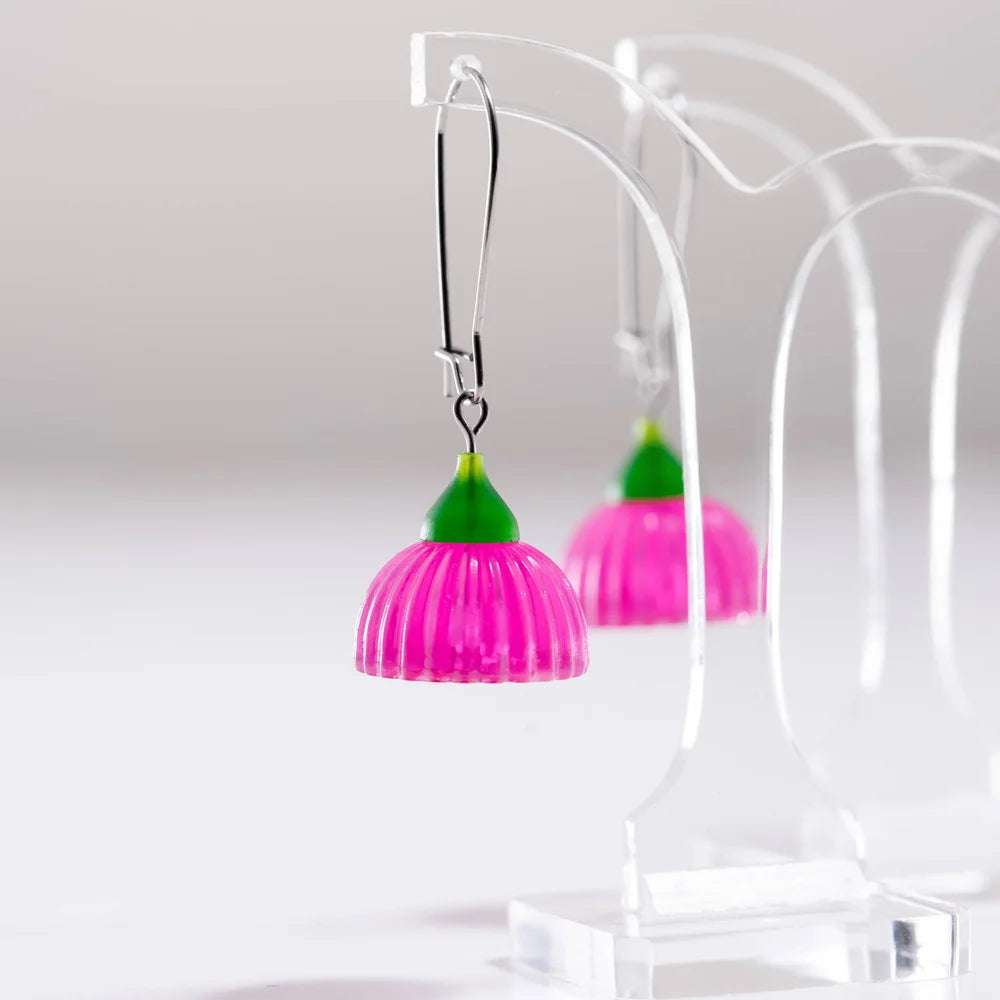 Claire Ishino Gum Blossom Earrings - Pink
