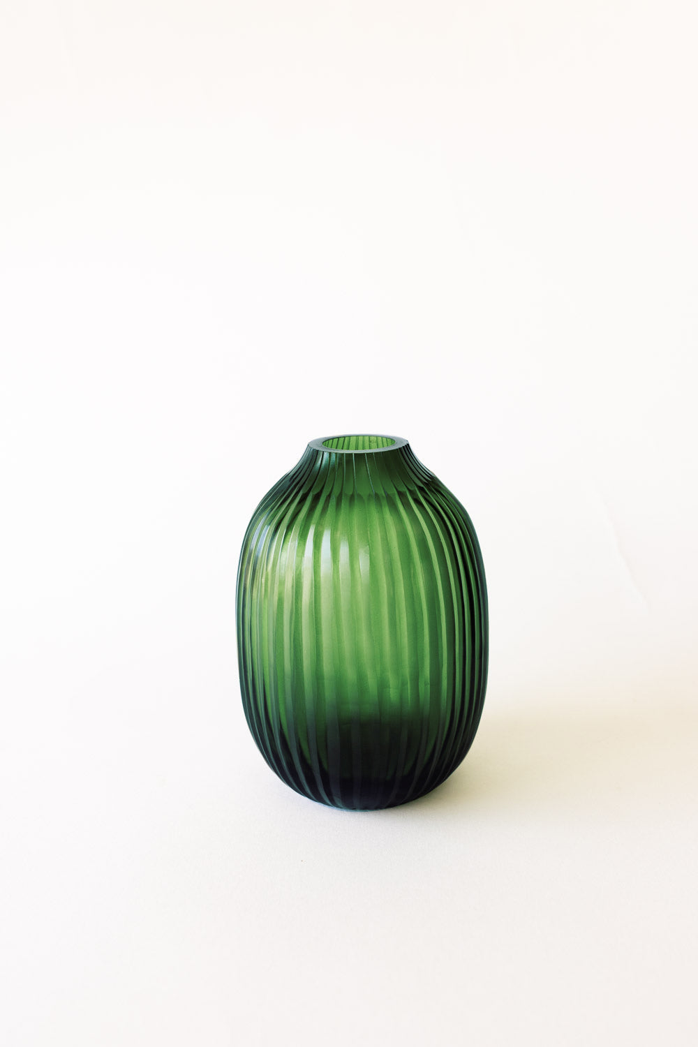 Brian Tunks Cut Glass Vase, Pod.