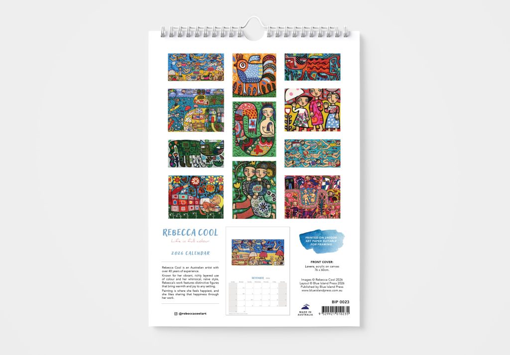 Rebecca Cool 2026 Wall Calendar