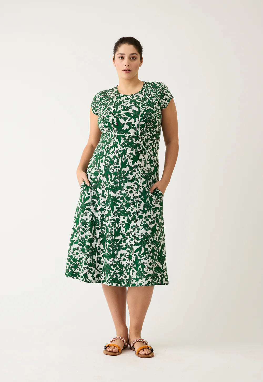 Nancybird Reyes Sleeveless Dress - Parsley