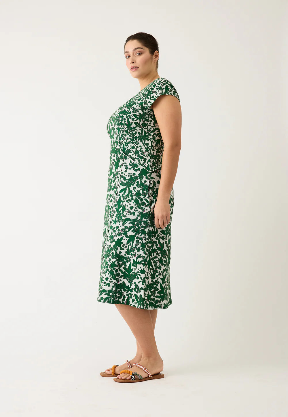 Nancybird Reyes Sleeveless Dress - Parsley