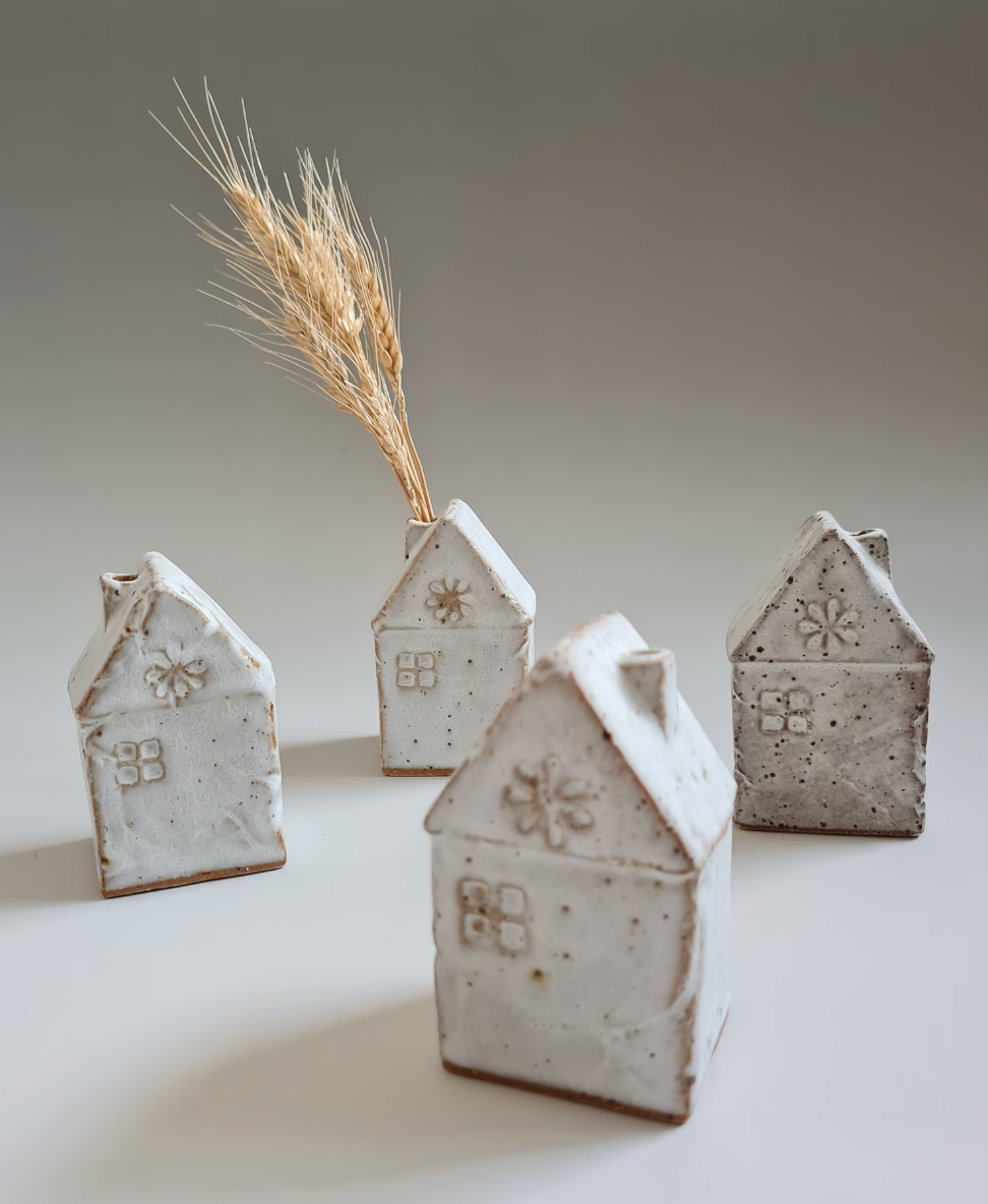 SMA Ceramics Little Square House Vase