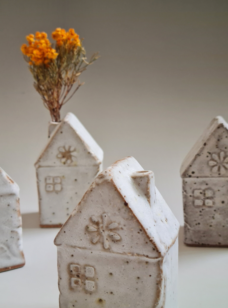SMA Ceramics Little Square House Vase