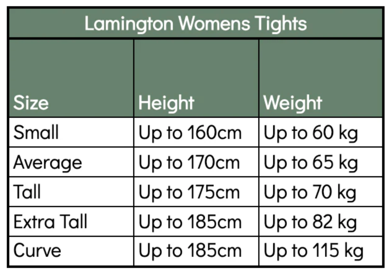 Lamington NZ Wool Tights - Black Flat Knit