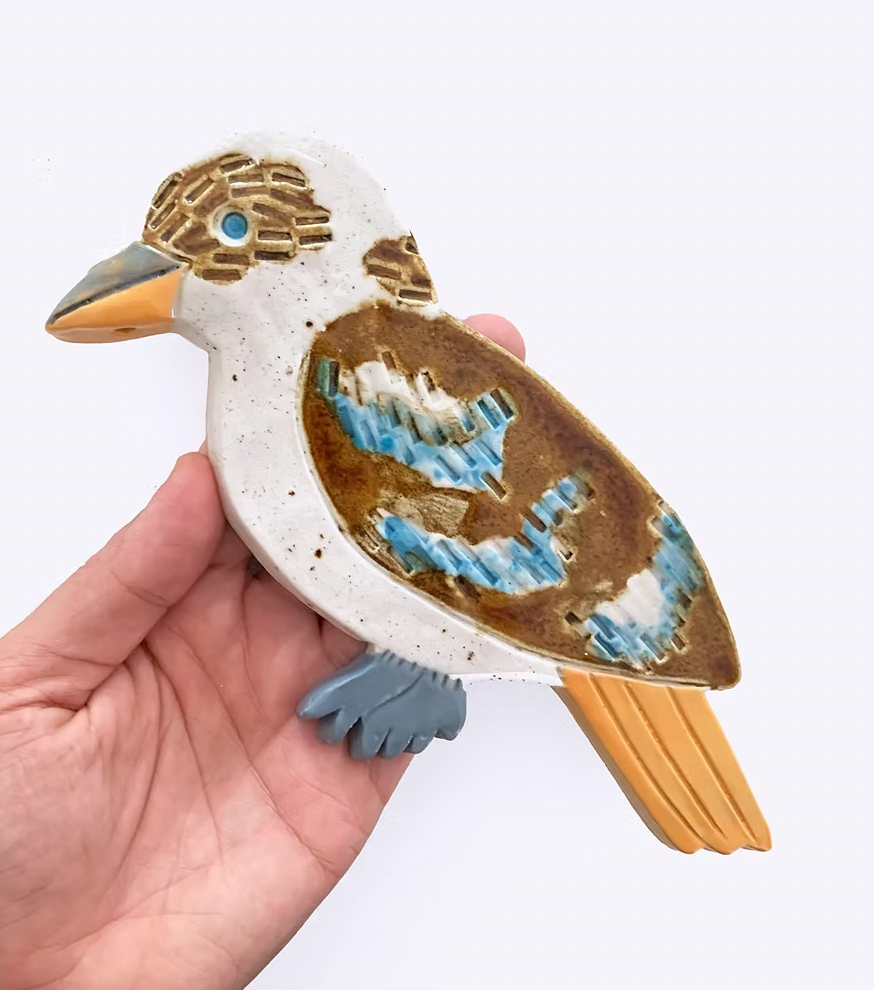 Togetherness Ceramic Wallhanging - Kookaburra