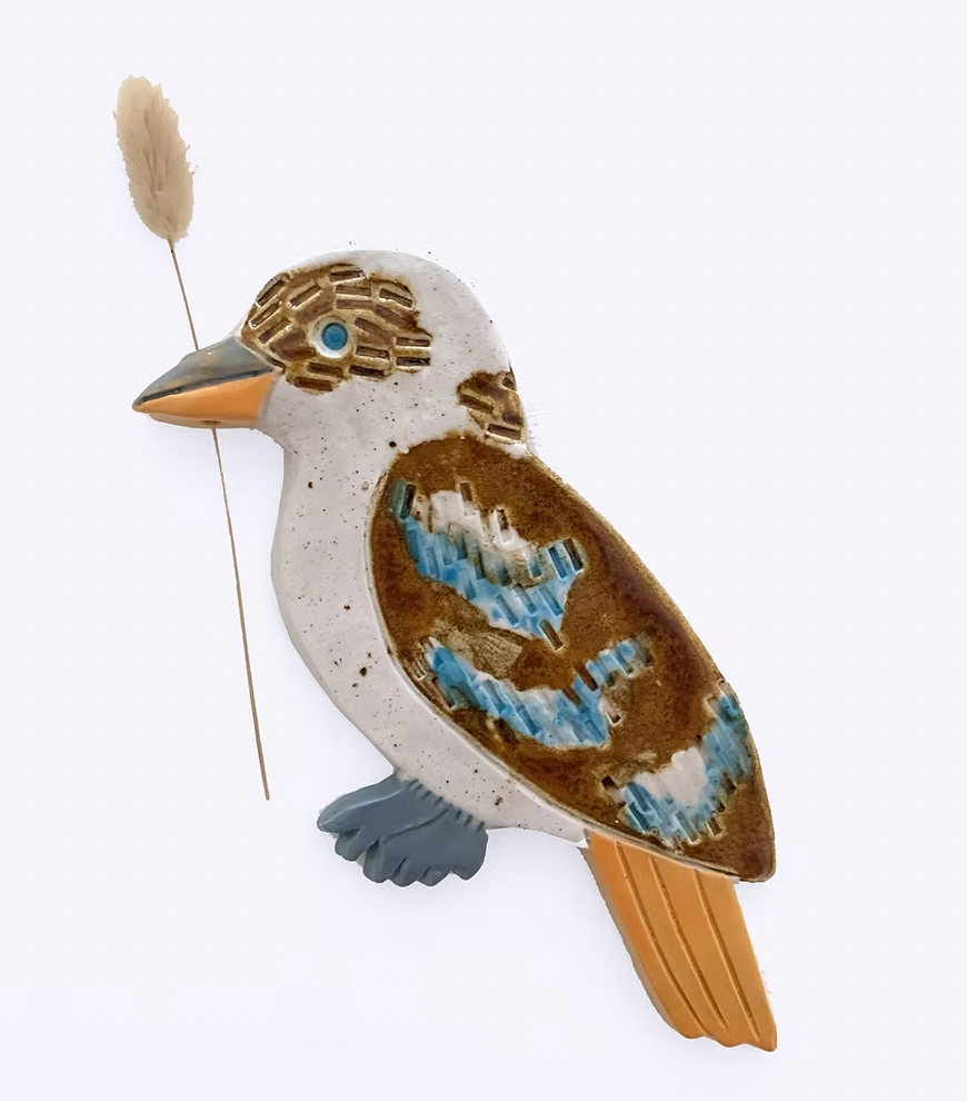 Togetherness Ceramic Wallhanging - Kookaburra
