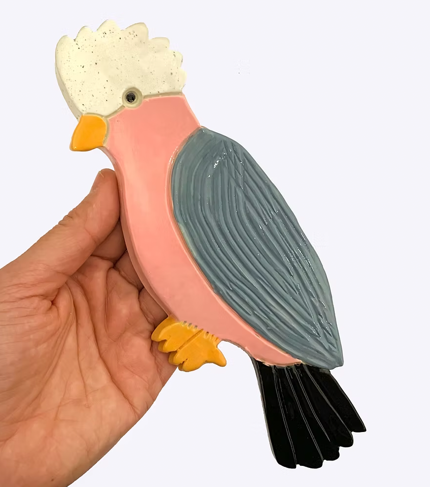 Togetherness Ceramic Wallhanging - Galah