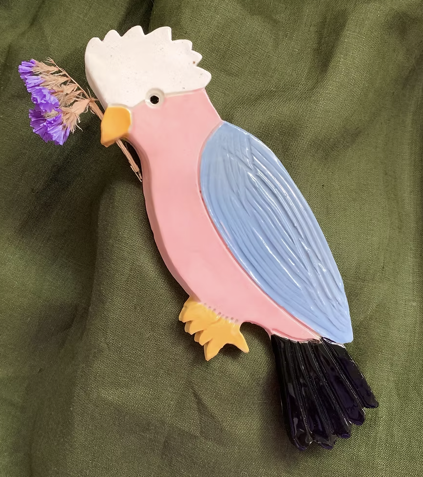 Togetherness Ceramic Wallhanging - Galah