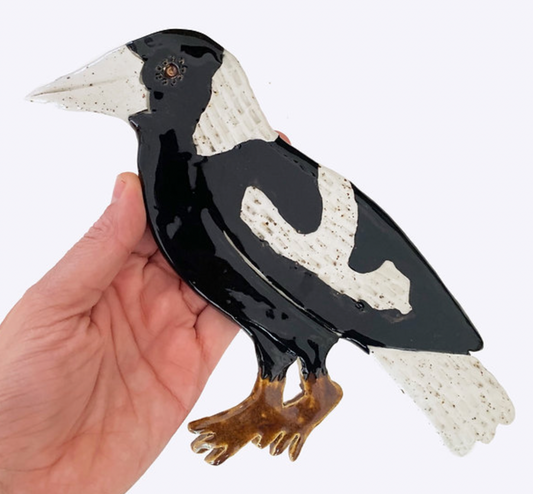 Togetherness Ceramic Wallhanging - Magpie