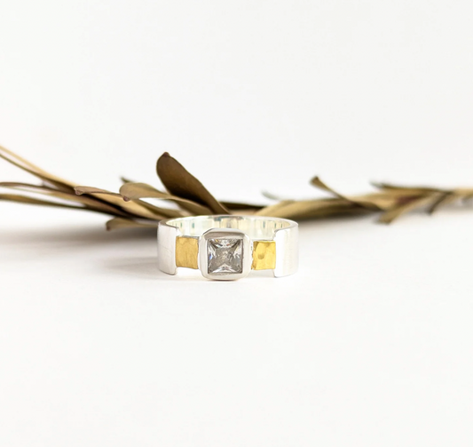 via Smith Square Zircon Ring