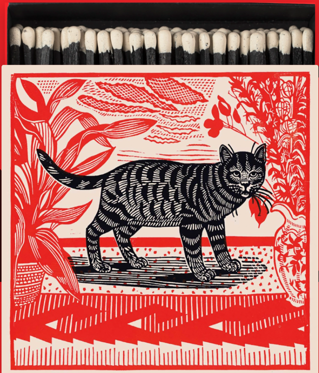 The Archivist's Luxury Matches 'Sasha the Cat'