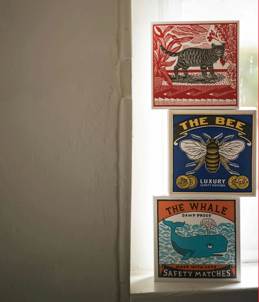 The Archivist's Luxury Matches 'Sasha the Cat'