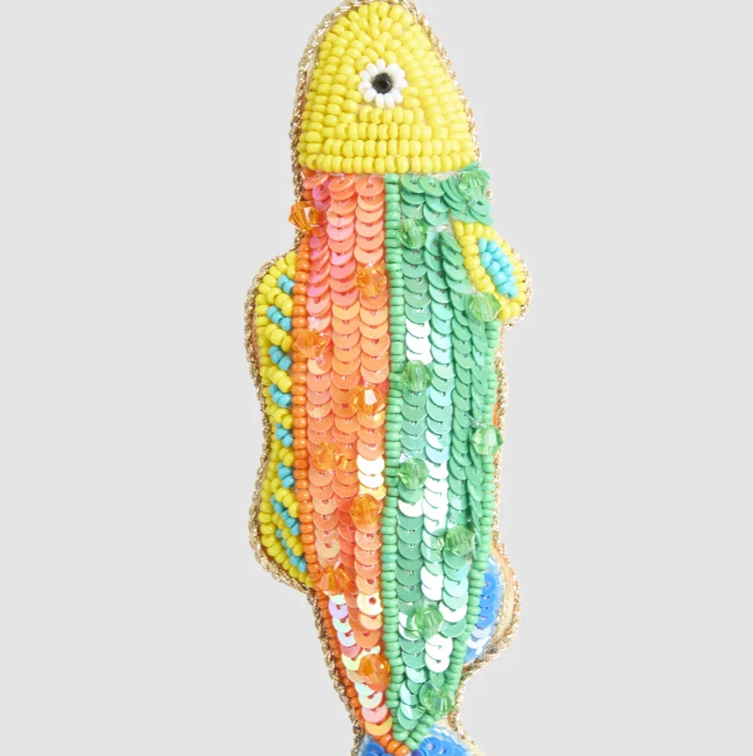 Sequin Fish Decoration - Multicolour