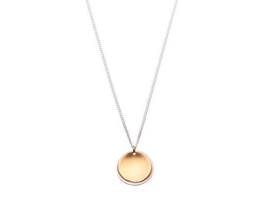 Shabana Jacobson Disc Necklace - Silver and Gold