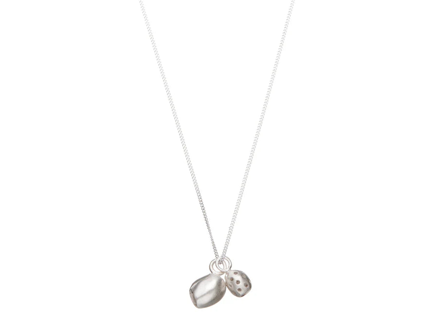 Shabana Jacobson Contemporary Bell Necklace - Silver