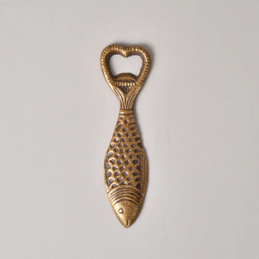 Brass Fish Bottle Opener