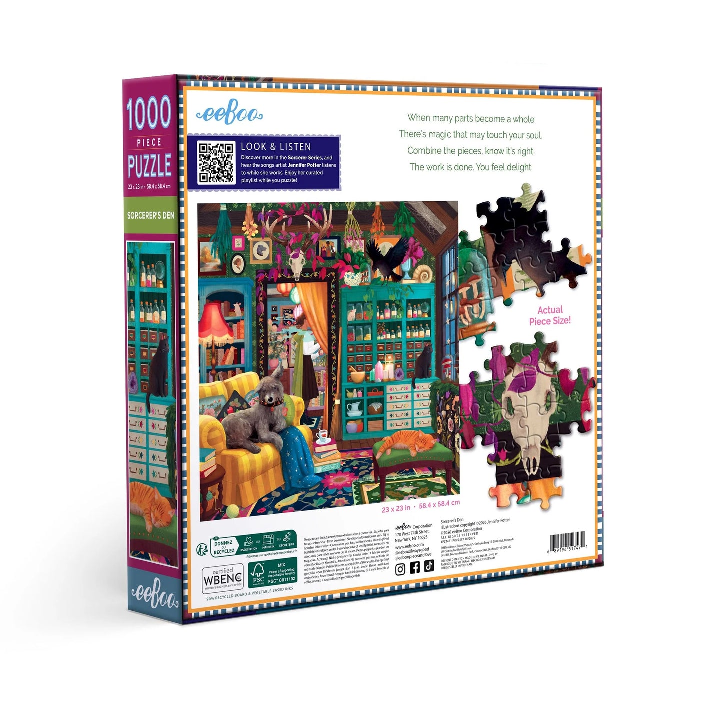 Sorcerer's Den - 1000 piece puzzle