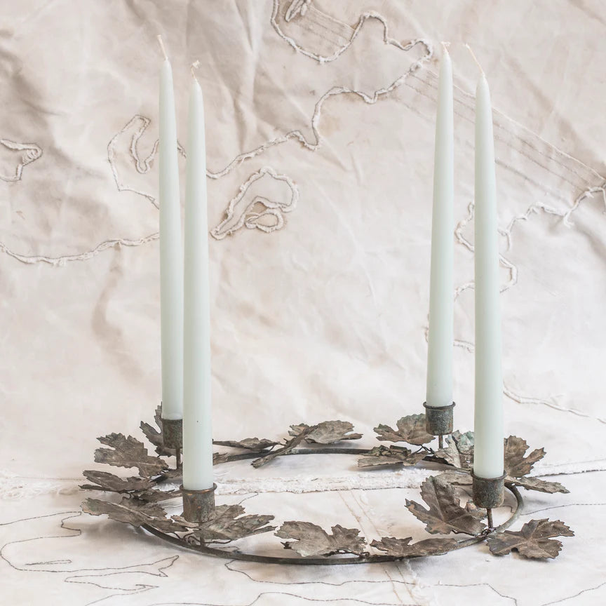 Table Wreath - Four Taper Candle Holder
