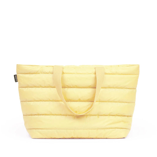'Take It Base' Puffer Tote - Butter