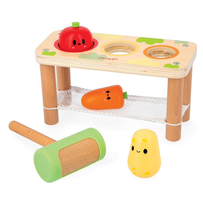 Janod Tap Tap Vegetable Game