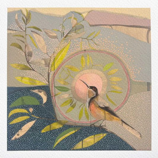 Dana Kinter "The Song that Kissed the Garden" mini print