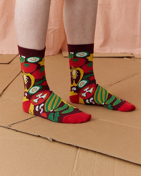 Togetherness Socks - Veggie Medley