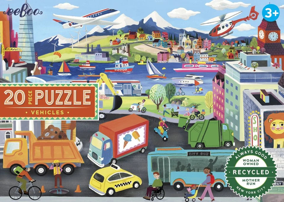 Vehicles - 20 piece puzzle