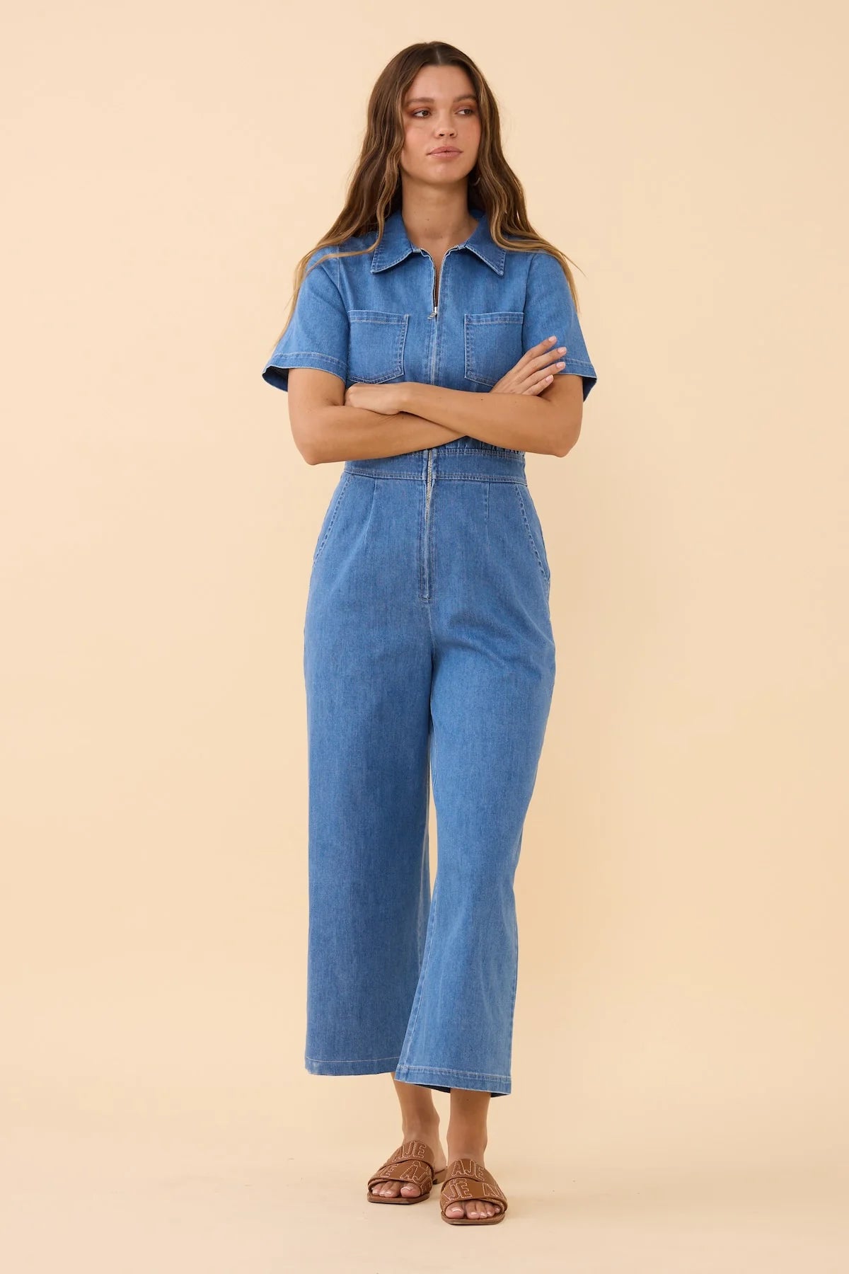 Vintage Wash Denim Freestyler Jumpsuit - Frock Me Out