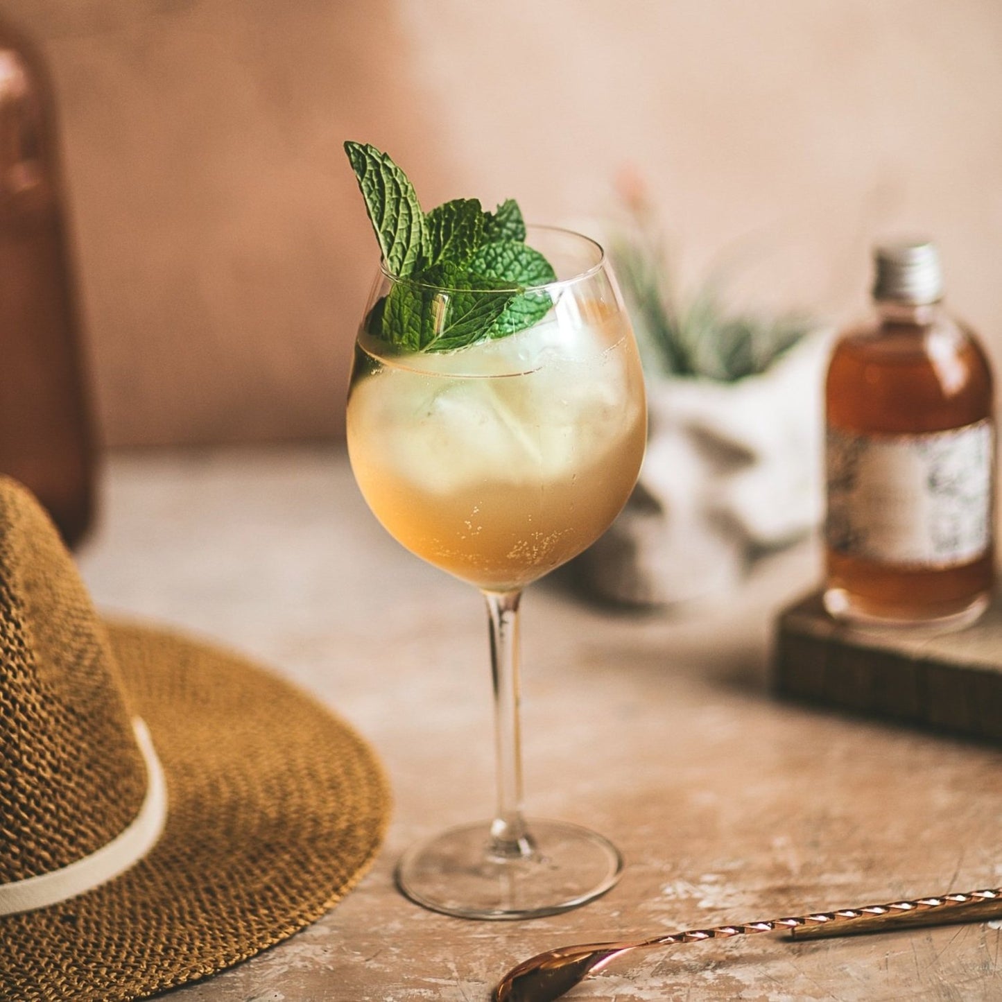 White Peach Shrub Syrups 250ml