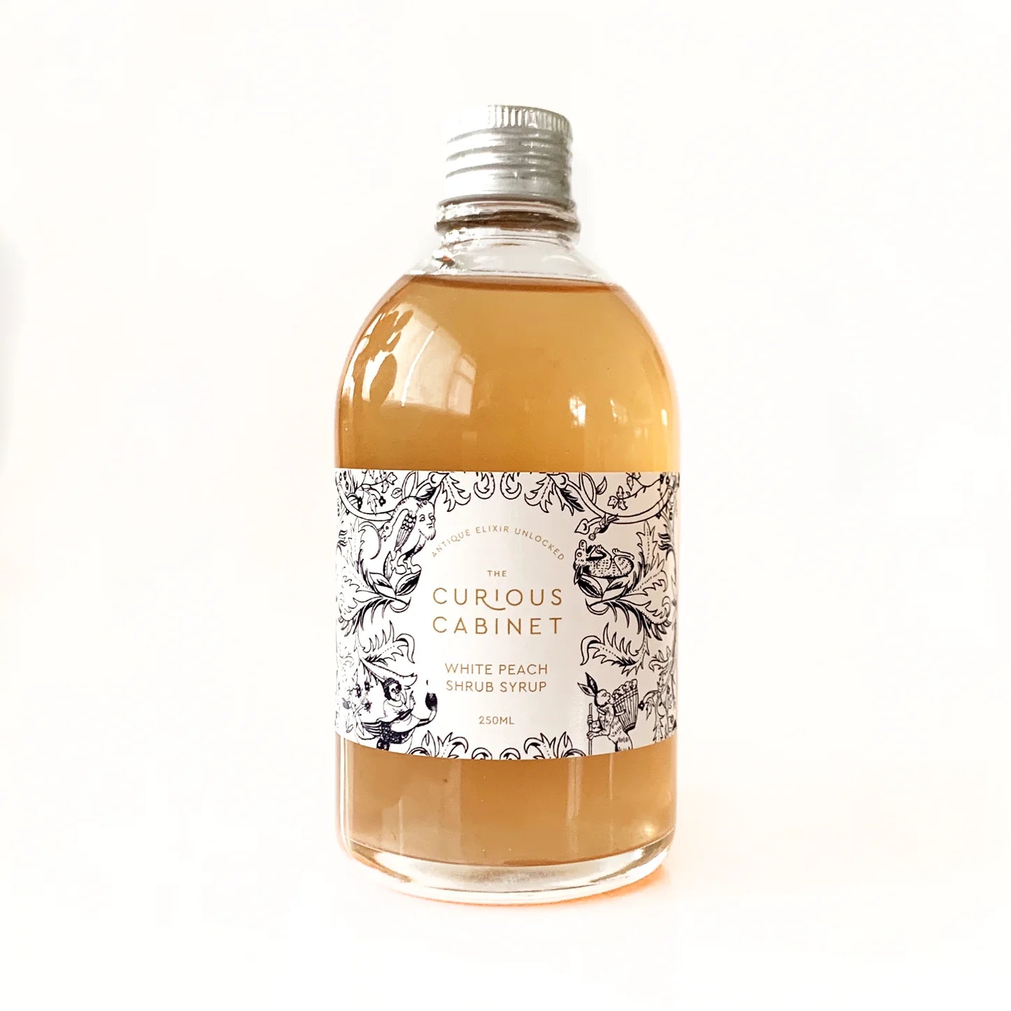 White Peach Shrub Syrups 250ml