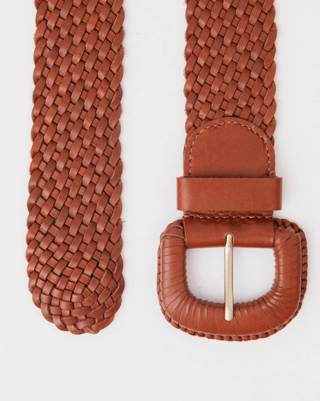 Woven Leather Belt by Byrd Studio