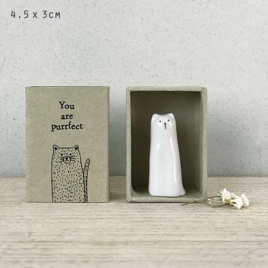 East of India Matchbox Memento - You are purrfect