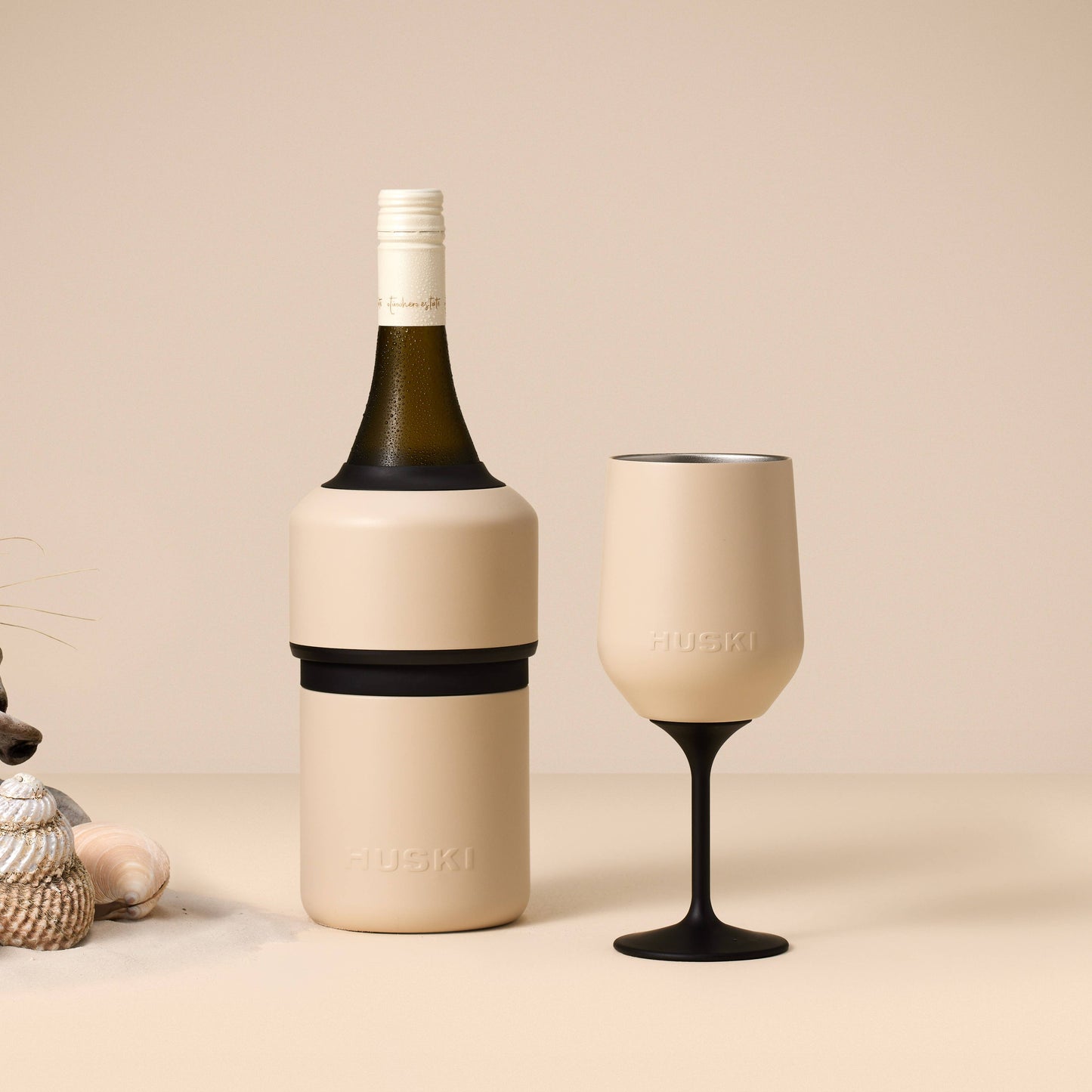 Huski Wine Tumbler 2.0 - Sand Beige