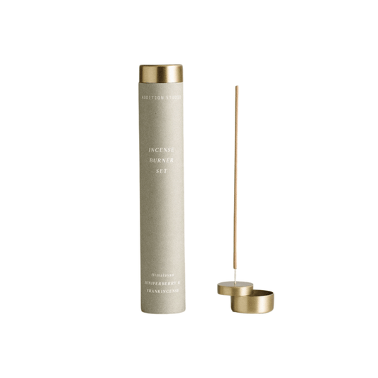 Addition Studio Incense Burner & Holder - Frankincense and Juniperberry