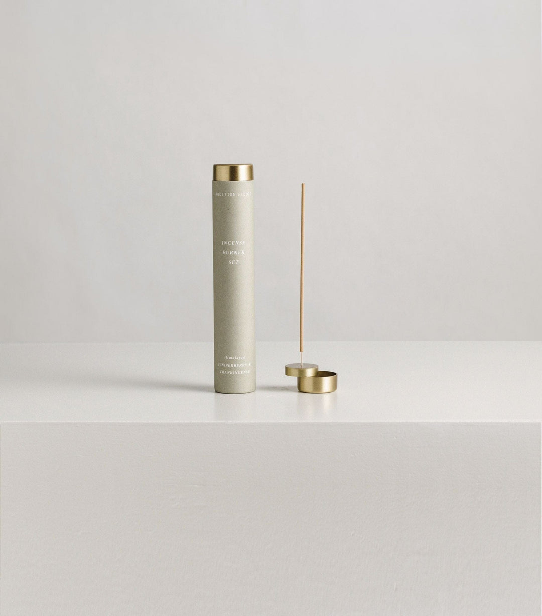 Addition Studio Incense Burner & Holder - Frankincense and Juniperberry