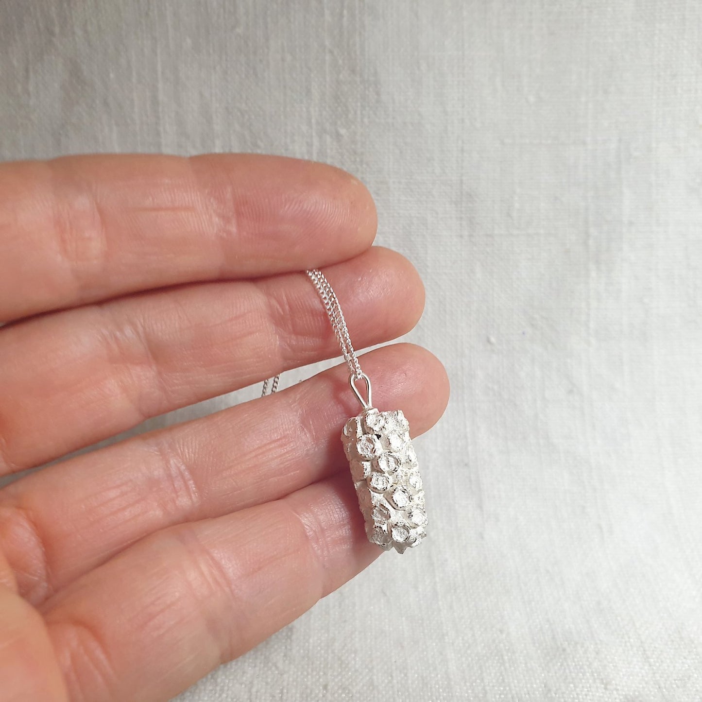 Anja Jagsch Silver Necklace - Tea tree Seed