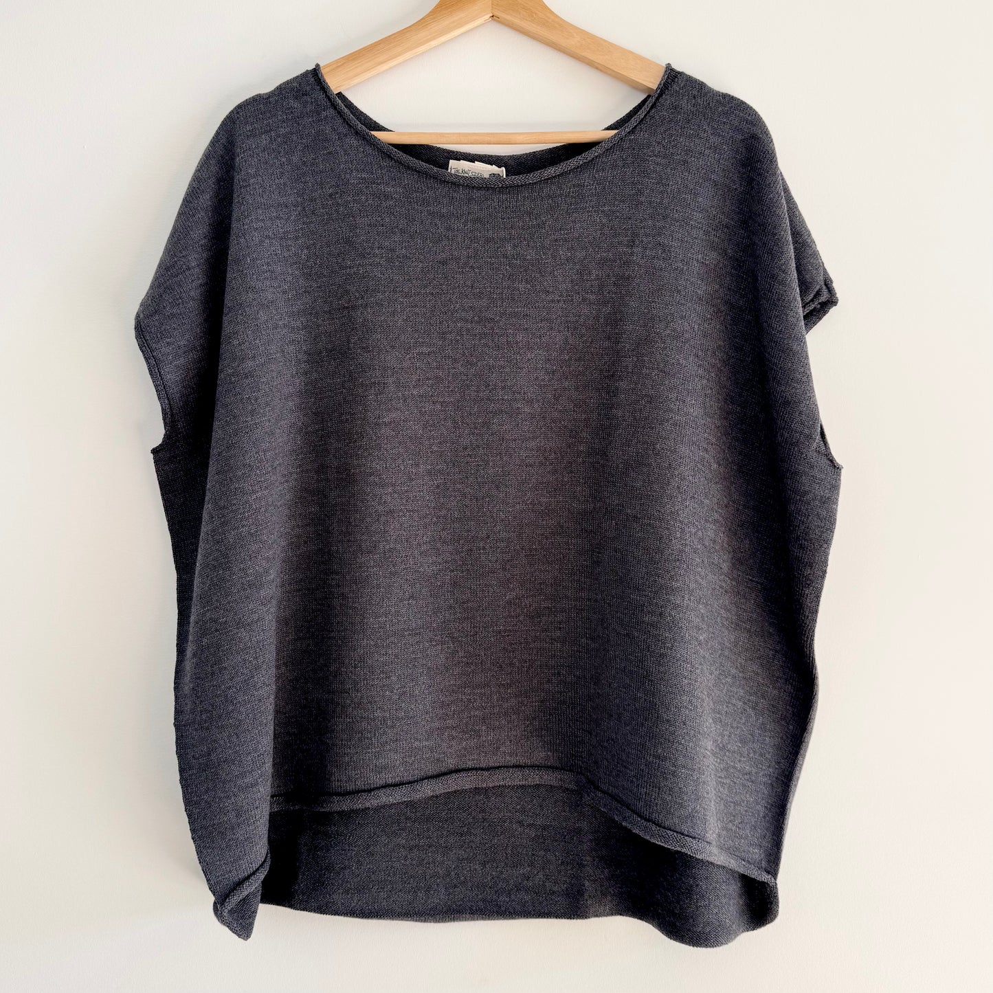 Australian Merino Wool Curled Sleeve Vest