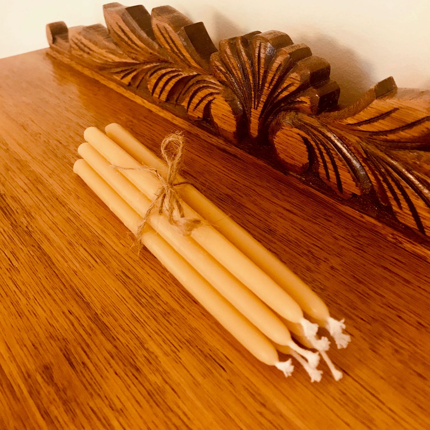 Cooran Beeswax 12mm Taper candle - two sizes