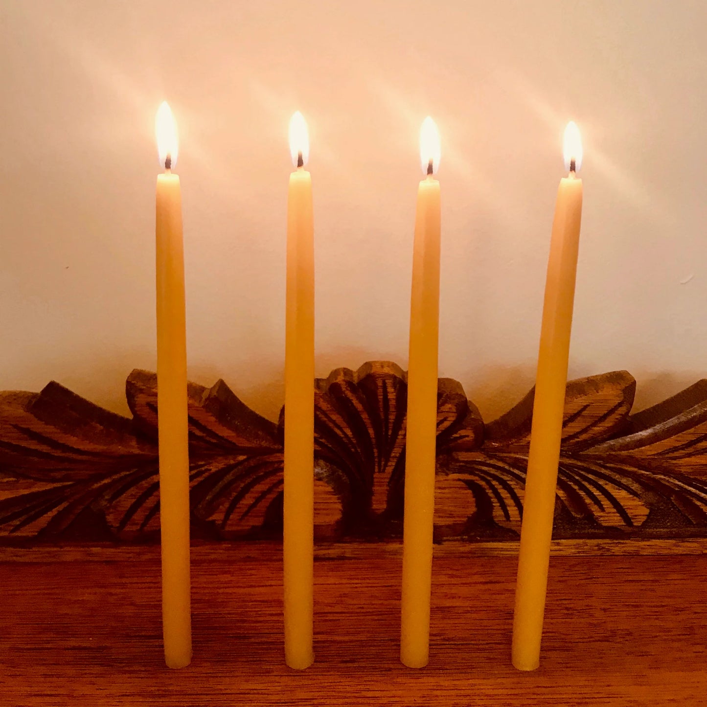 Cooran Beeswax 12mm Taper candle - two sizes